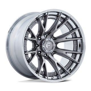 Fuel Off-Road | FC402 CATALYST 24x12.0 ET-44 - PLATINUM W/ CHROME LIP