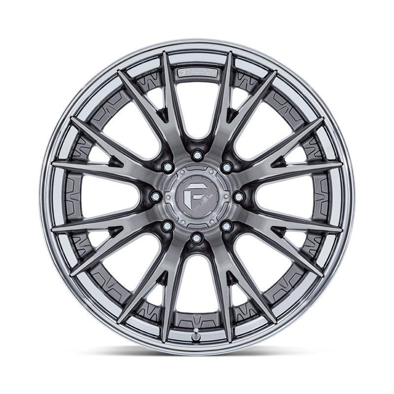 Fuel Off-Road | FC402 CATALYST 24x12.0 ET-44 - PLATINUM W/ CHROME LIP