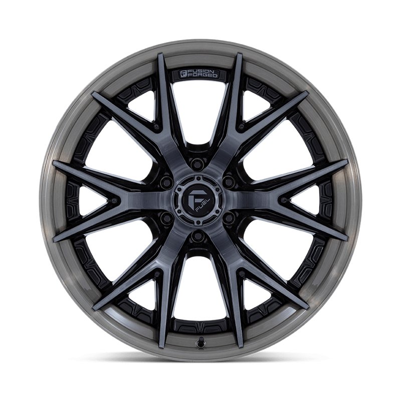 Fuel Off-Road | FC402 CATALYST 18x9.0 ET1 - GLOSS BLACK BRUSHED DARK TINT