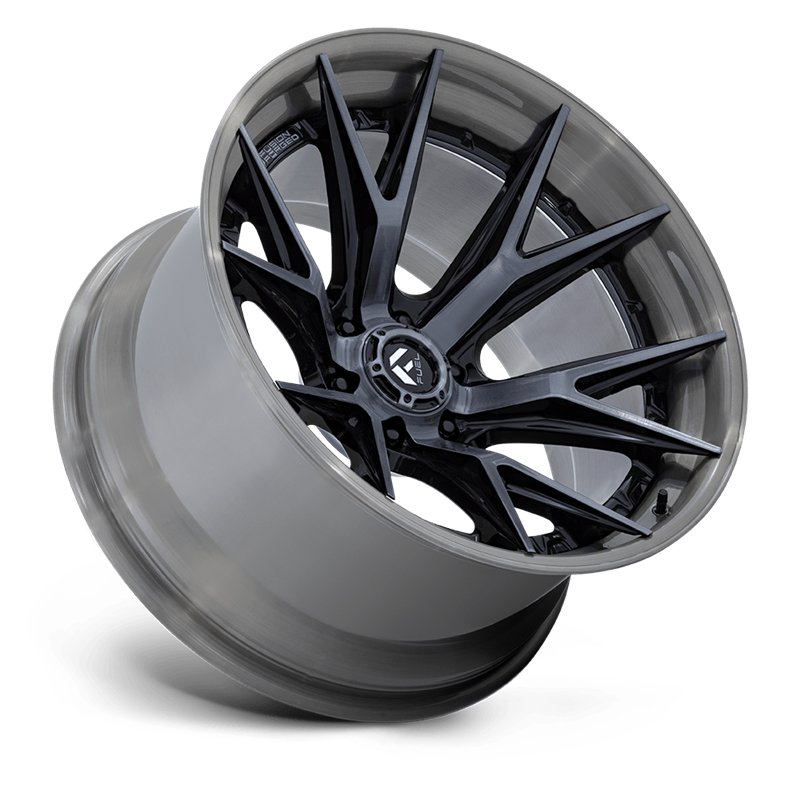 Fuel Off-Road | FC402 CATALYST 18x9.0 ET1 - GLOSS BLACK BRUSHED DARK TINT