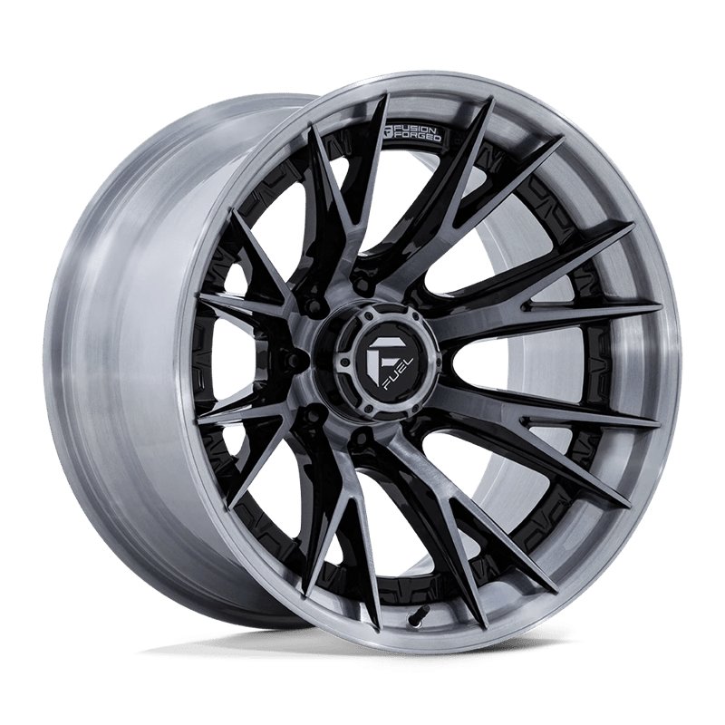 Fuel Off-Road | FC402 CATALYST 20x10.0 ET-18 - GLOSS BLACK BRUSHED DARK TINT