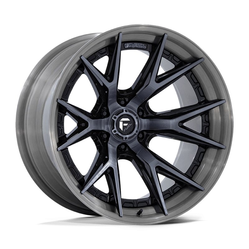 Fuel Off-Road | FC402 CATALYST 20x9.0 ET20 - GLOSS BLACK BRUSHED DARK TINT