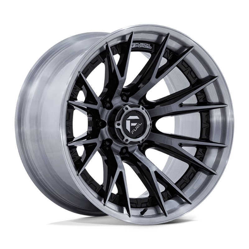 Fuel Off-Road | FC402 CATALYST 22x12.0 ET-44 - GLOSS BLACK BRUSHED DARK TINT