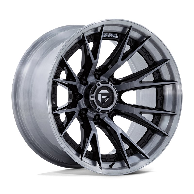 Fuel Off-Road | FC402 CATALYST 24x12.0 ET-44 - GLOSS BLACK BRUSHED DARK TINT