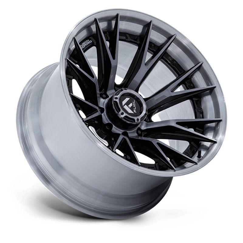 Fuel Off-Road | FC402 CATALYST 24x12.0 ET-44 - GLOSS BLACK BRUSHED DARK TINT