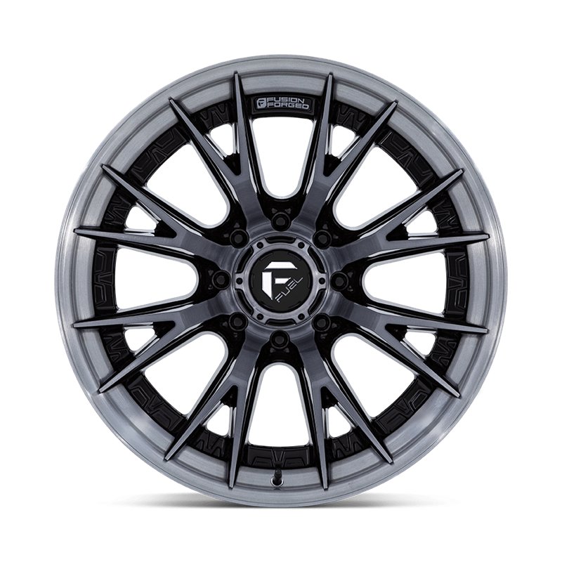 Fuel Off-Road | FC402 CATALYST 24x12.0 ET-44 - GLOSS BLACK BRUSHED DARK TINT