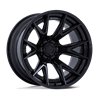 Fuel Off-Road | FC402 CATALYST 18x9.0 ET1 - MATTE BLACK W/ GLOSS BLACK LIP