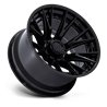 Fuel Off-Road | FC402 CATALYST 22x10.0 ET-18 - MATTE BLACK W/ GLOSS BLACK LIP