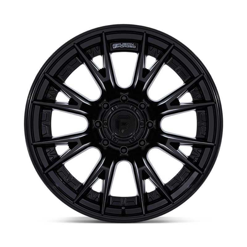Fuel Off-Road | FC402 CATALYST 22x10.0 ET-18 - MATTE BLACK W/ GLOSS BLACK LIP
