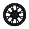 Fuel Off-Road | FC402 CATALYST 22x10.0 ET-18 - MATTE BLACK W/ GLOSS BLACK LIP