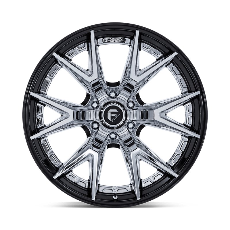 Fuel Off-Road | FC402 CATALYST 18x9.0 ET1 - CHROME W/ GLOSS BLACK LIP