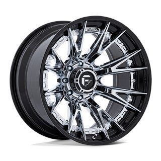 Fuel Off-Road | FC402 CATALYST 24x12.0 ET-44 - CHROME W/ GLOSS BLACK LIP