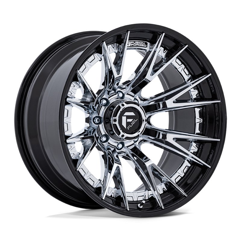 Fuel Off-Road | FC402 CATALYST 24x12.0 ET-44 - CHROME W/ GLOSS BLACK LIP