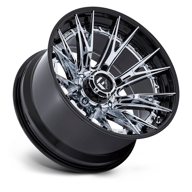Fuel Off-Road | FC402 CATALYST 24x12.0 ET-44 - CHROME W/ GLOSS BLACK LIP