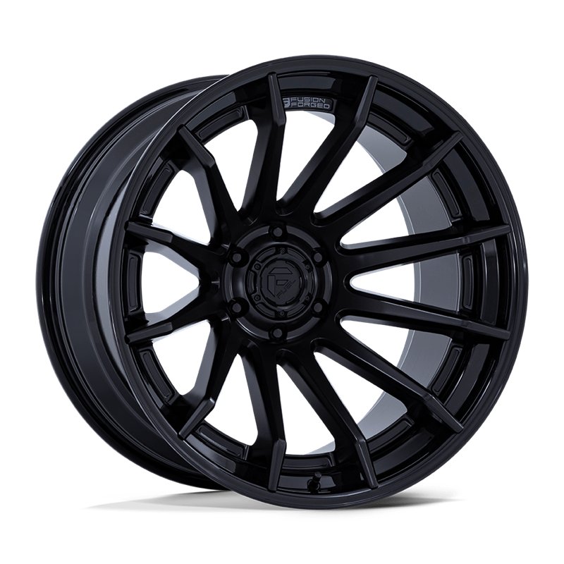 Fuel Off-Road | FC403 BURN 20x9.0 ET1 - MATTE BLACK W/ GLOSS BLACK LIP