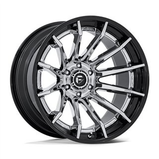 Fuel Off-Road | FC403 BURN 20x9.0 ET1 - CHROME W/ GLOSS BLACK LIP