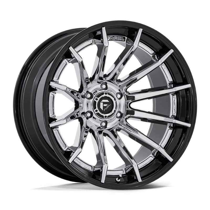 Fuel Off-Road | FC403 BURN 20x9.0 ET1 - CHROME W/ GLOSS BLACK LIP