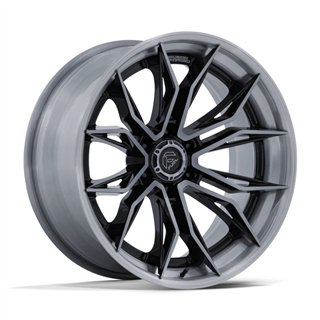 Fuel Off-Road | FC404 MUTINY 22x10.0 ET-18 - GLOSS BLACK BRUSHED DARK TINT