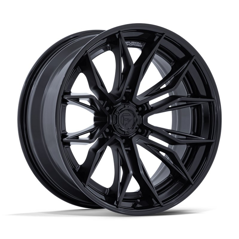 Fuel Off-Road | FC404 MUTINY 20x9.0 ET1 - MATTE BLACK W/ GLOSS BLACK LIP