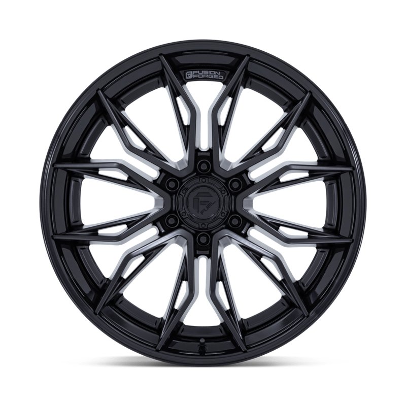 Fuel Off-Road | FC404 MUTINY 20x9.0 ET1 - MATTE BLACK W/ GLOSS BLACK LIP