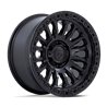 Fuel Off-Road | FC857 RINCON 17x8.5 ET-1 - MATTE BLACK W/ GLOSS BLACK LIP