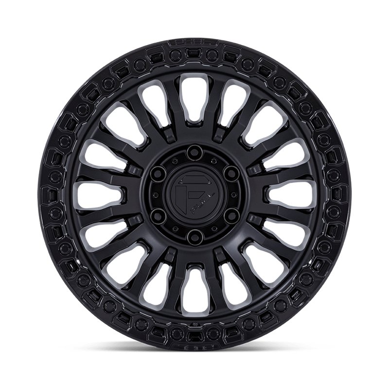 Fuel Off-Road | FC857 RINCON 17x8.5 ET-1 - MATTE BLACK W/ GLOSS BLACK LIP