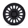Fuel Off-Road | FC857 RINCON 17x8.5 ET-1 - MATTE BLACK W/ GLOSS BLACK LIP