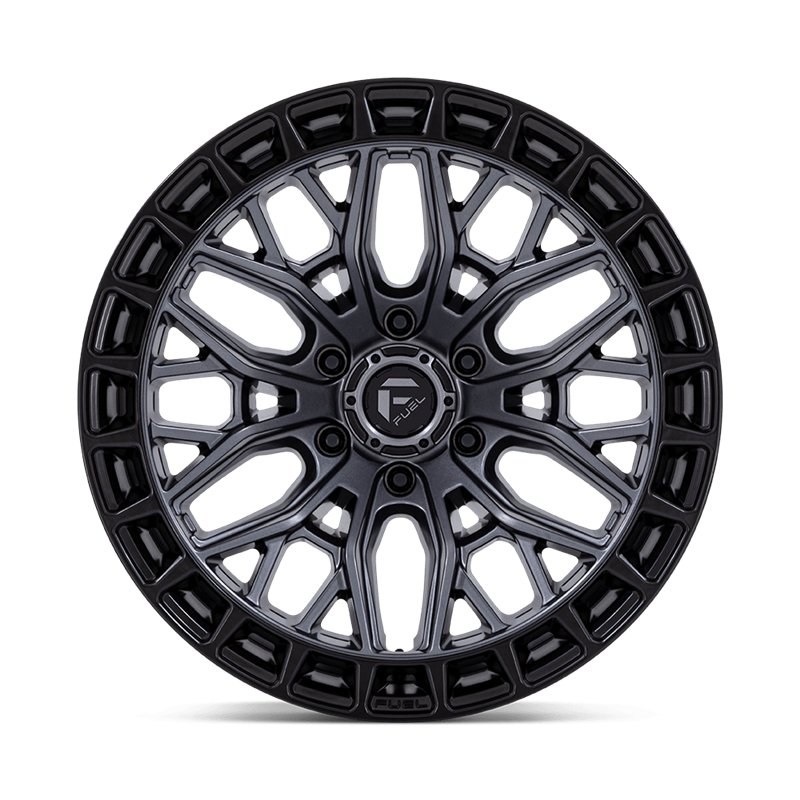 Fuel Off-Road | FC869 SIGMA 20x9.0 ET1 - MATTE GUNMETAL W/ M-BLK LIP