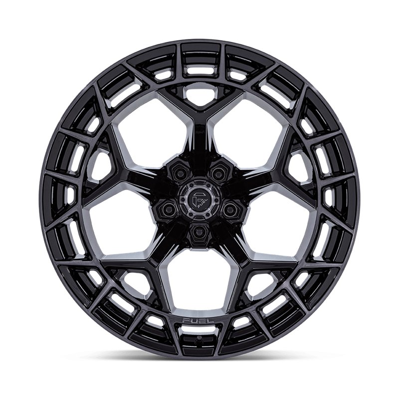 Fuel Off-Road | FC873 CHARGER 20x10.0 ET-18 - GLOSS BLACK BRUSHED DARK TINT