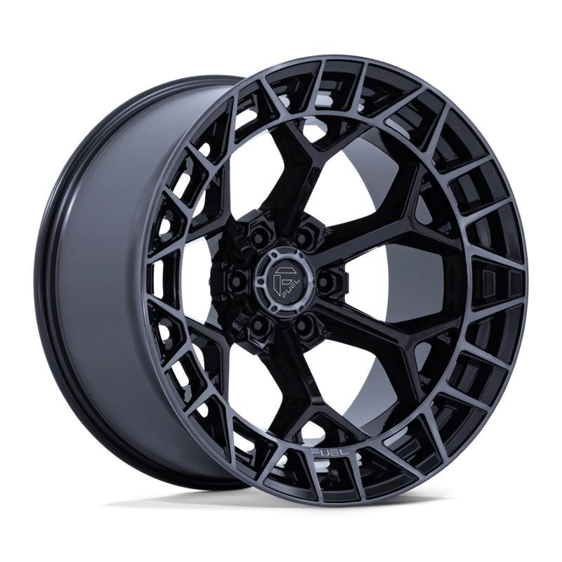 Fuel Off-Road | FC873 CHARGER 22x9.5 ET18 - GLOSS BLACK BRUSHED DARK TINT