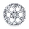 Fuel Off-Road | FC873 CHARGER 22x10.0 ET-18 - GLOSS SILVER W/ MACHINED FACE