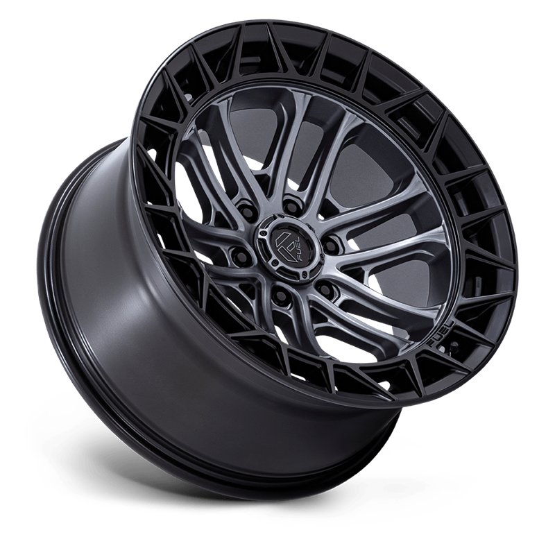 Fuel Off-Road | FC874 CELSIUS 20x10.0 ET-18 - MATTE GUNMETAL W/ MATTE BLACK LIP