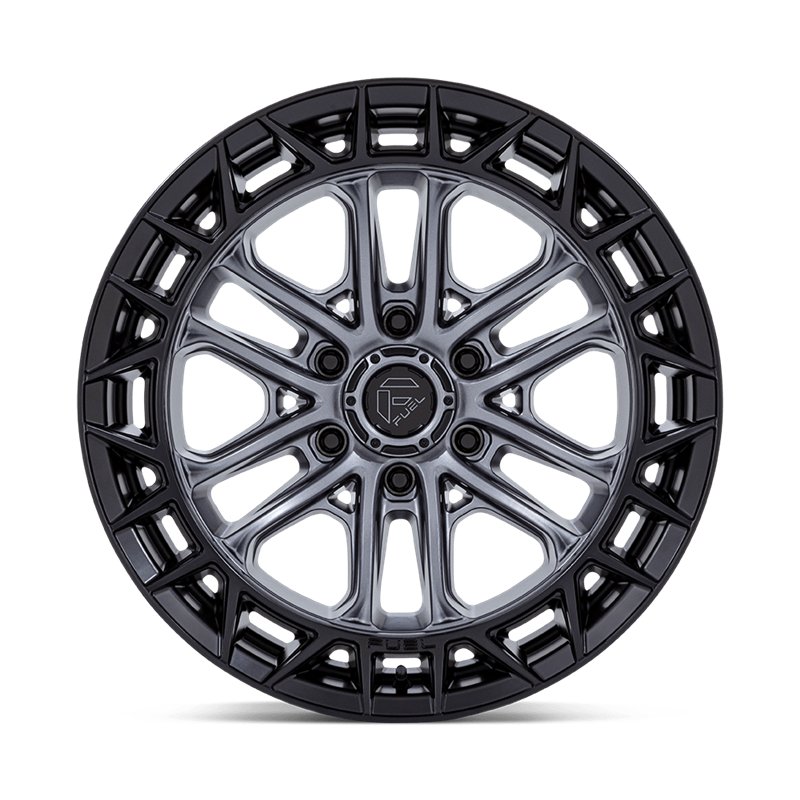 Fuel Off-Road | FC874 CELSIUS 20x9.0 ET1 - MATTE GUNMETAL W/ MATTE BLACK LIP