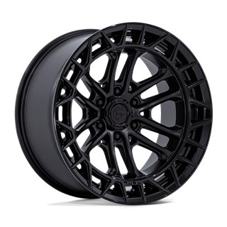 Fuel Off-Road | FC874 CELSIUS 17x9.0 ET1 - MATTE BLACK W/ GLOSS BLACK LIP
