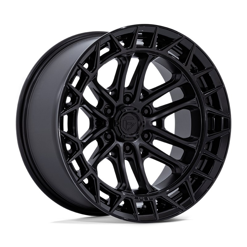 Fuel Off-Road | FC874 CELSIUS 17x9.0 ET1 - MATTE BLACK W/ GLOSS BLACK LIP