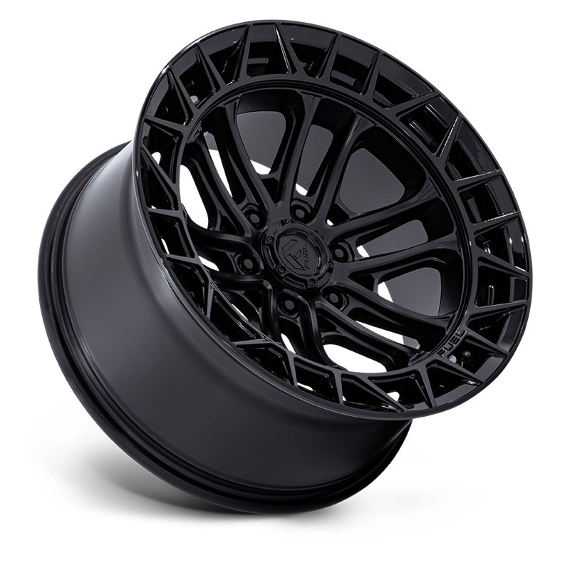 Fuel Off-Road | FC874 CELSIUS 17x9.0 ET1 - MATTE BLACK W/ GLOSS BLACK LIP