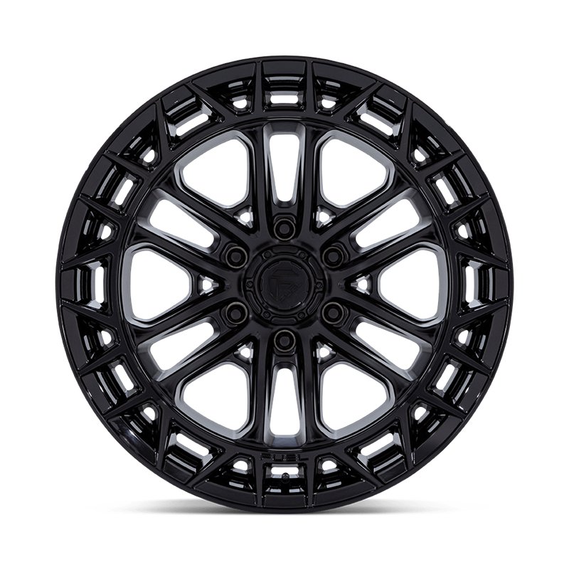 Fuel Off-Road | FC874 CELSIUS 17x9.0 ET-12 - MATTE BLACK W/ GLOSS BLACK LIP