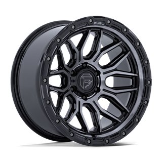 Fuel Off-Road | FC881 SURGE 18x9.0 ET20 - GLOSS BLACK MACHINED W/ GRAY TINT