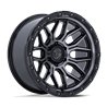 Fuel Off-Road | FC881 SURGE 18x9.0 ET20 - GLOSS BLACK MACHINED W/ GRAY TINT