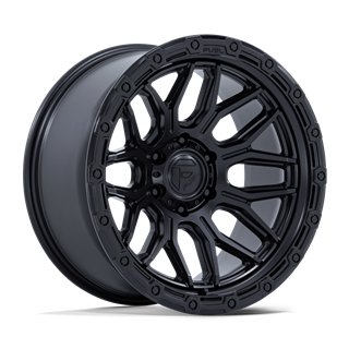 Fuel Off-Road | FC881 SURGE 18x9.0 ET1 - MATTE BLACK W/ GLOSS BLACK LIP