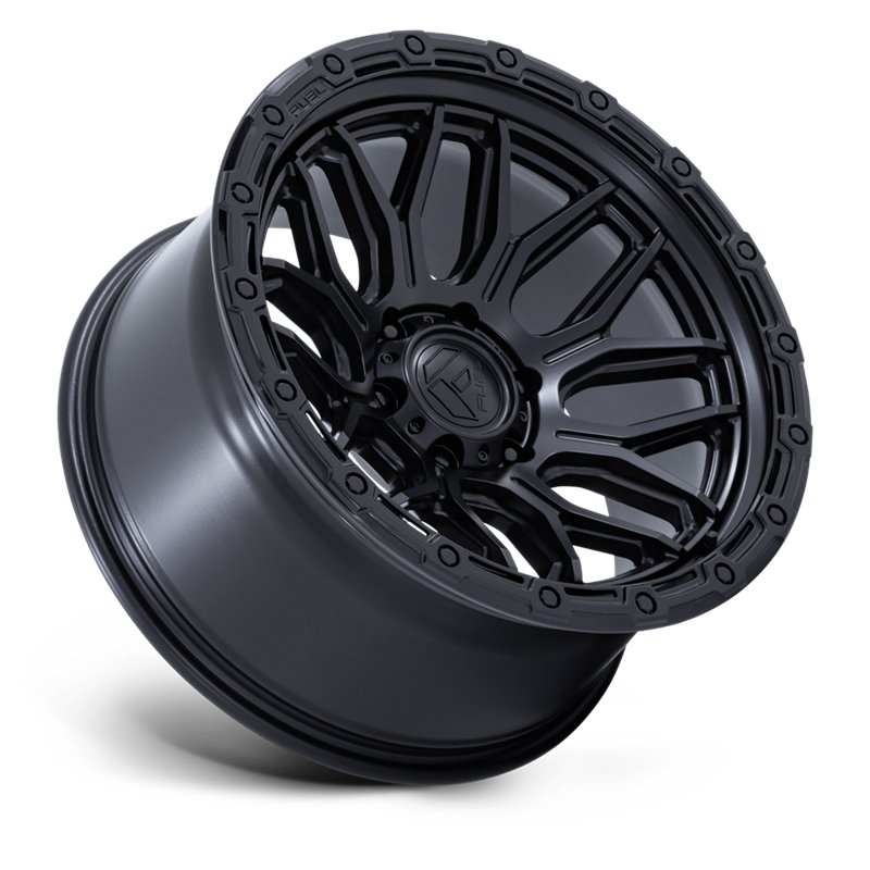 Fuel Off-Road | FC881 SURGE 18x9.0 ET1 - MATTE BLACK W/ GLOSS BLACK LIP
