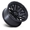 Fuel Off-Road | FC881 SURGE 20x9.0 ET1 - MATTE BLACK W/ GLOSS BLACK LIP