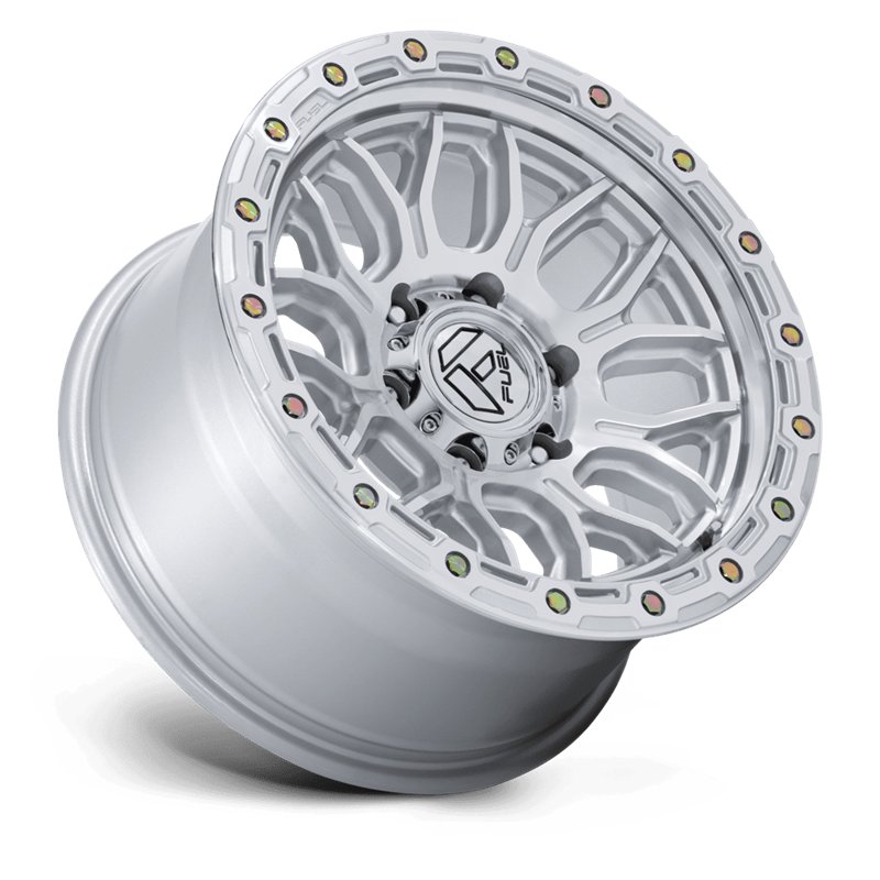 Fuel Off-Road | FC881 SURGE 20x10.0 ET-18 - GLOSS SILVER W/ MACHINED FACE
