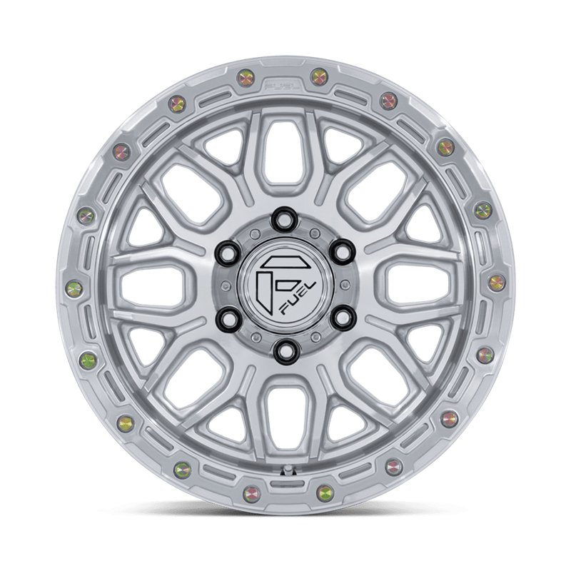 Fuel Off-Road | FC881 SURGE 20x10.0 ET-18 - GLOSS SILVER W/ MACHINED FACE