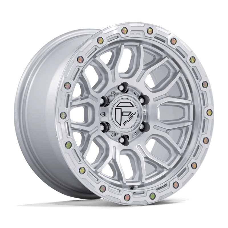Fuel Off-Road | FC881 SURGE 20x9.0 ET1 - GLOSS SILVER W/ MACHINED FACE