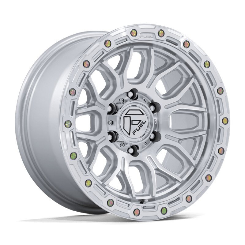 Fuel Off-Road | FC881 SURGE 20x9.0 ET20 - GLOSS SILVER W/ MACHINED FACE