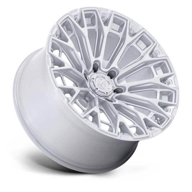Fuel Off-Road | FC882 TRAX 18x9.0 ET1 - GLOSS SILVER W/ MACHINED FACE