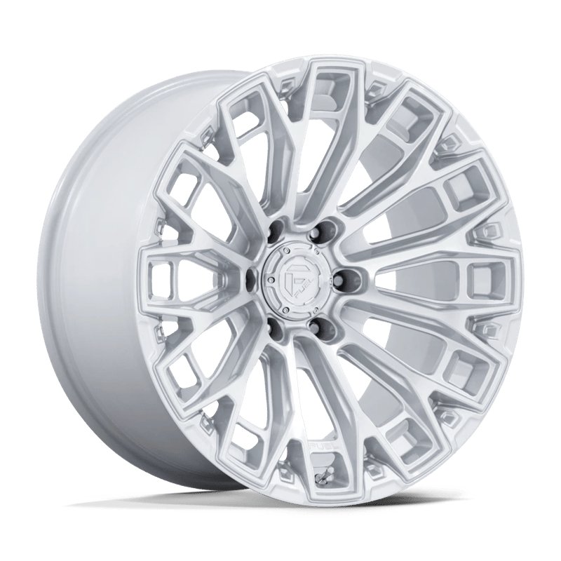 Fuel Off-Road | FC882 TRAX 20x9.0 ET1 - GLOSS SILVER W/ MACHINED FACE