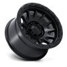 Fuel Off-Road | FC884 FORTRESS 18x9.0 ET20 - MATTE BLACK W/ GLOSS BLACK LIP