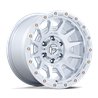 Fuel Off-Road | FC884 FORTRESS 17x8.5 ET25 - GLOSS SILVER W/ MACHINED FACE